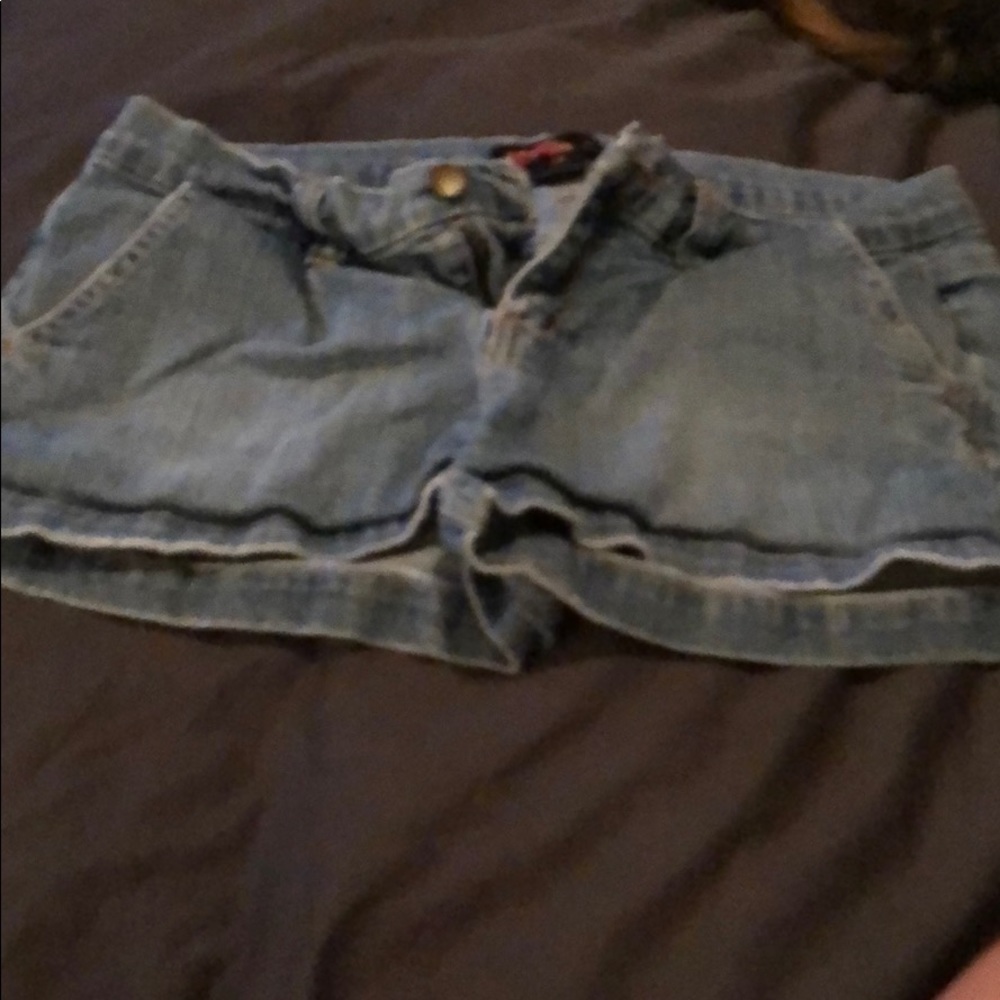 Denim shorts